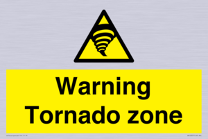 Warning Tornado zone